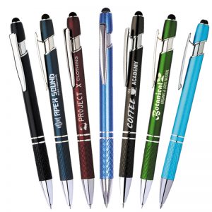 Express Offers Soft Touch Rubberised Stylus Metal Pen – Engraved banded
