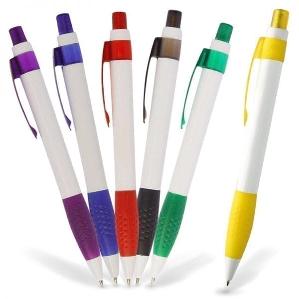 Pen Printing Dynagrip Printed Plastic Promotional Pen biro