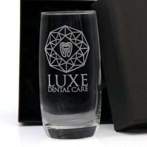 Drinkware Hi-Ball Water Drinking Glass 370ml with Custom Logo Engraving champ