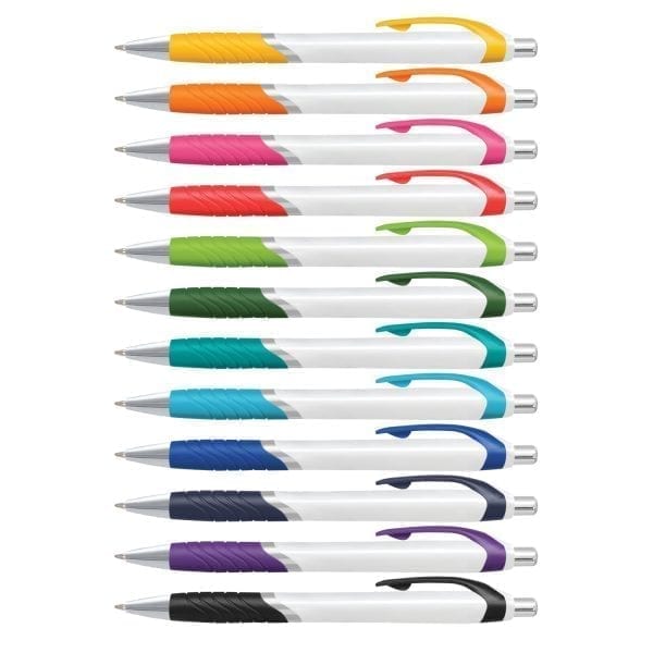 Plastic Jet Pen –  White Barrel -