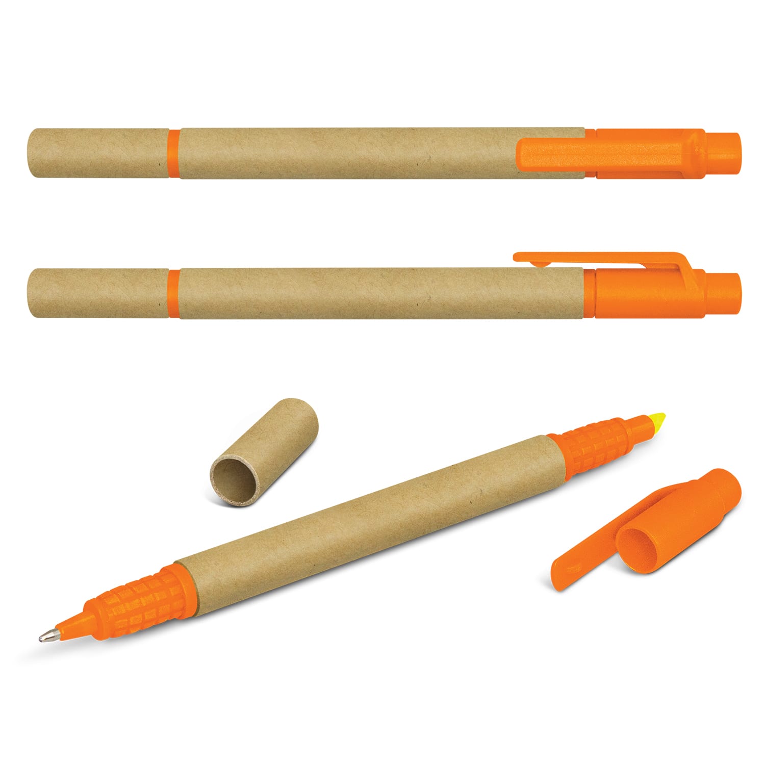Eco Kraft Pen Highlighter eco