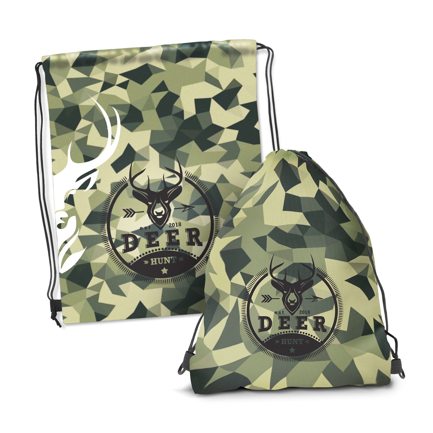 Drawstring Bags Drawstring Backpack – Full Colour -
