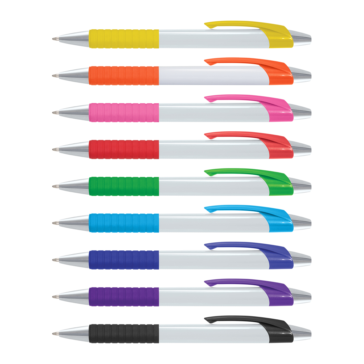 Plastic Cleo Pen – White Barrel -
