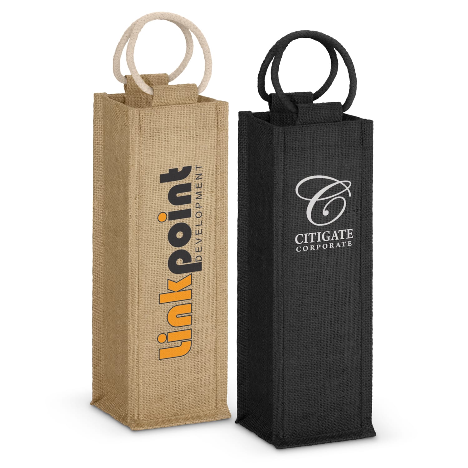 Eco Napoli Jute Wine Carrier Carrier