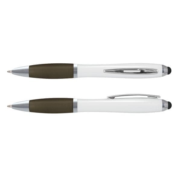 Plastic Vistro Stylus Pen  – White Barrel -