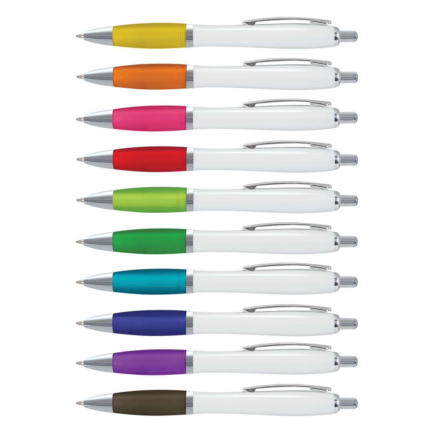 Plastic Borg Pen – White Barrel -