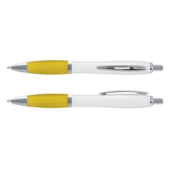 Plastic Vistro Pen – White Barrel -