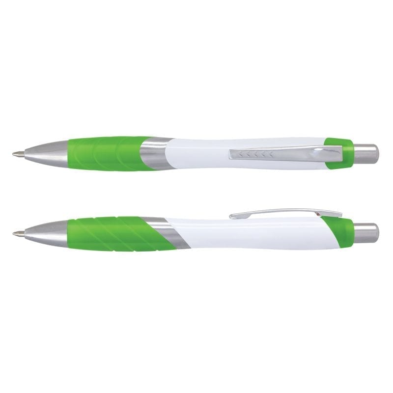 Plastic Borg Pen – White Barrel -