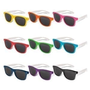 Summer Malibu Premium Sunglasses – White Arms -