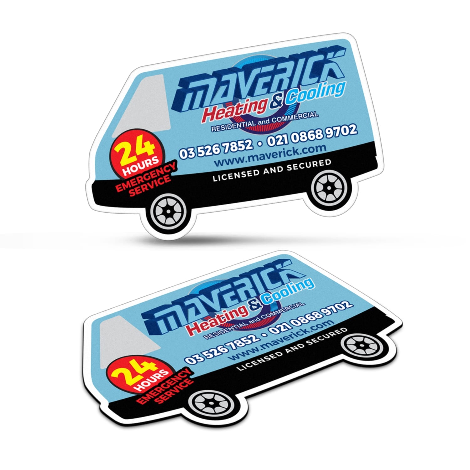 Magnets Fridge Magnet 90 x 55mm – Van Shape -