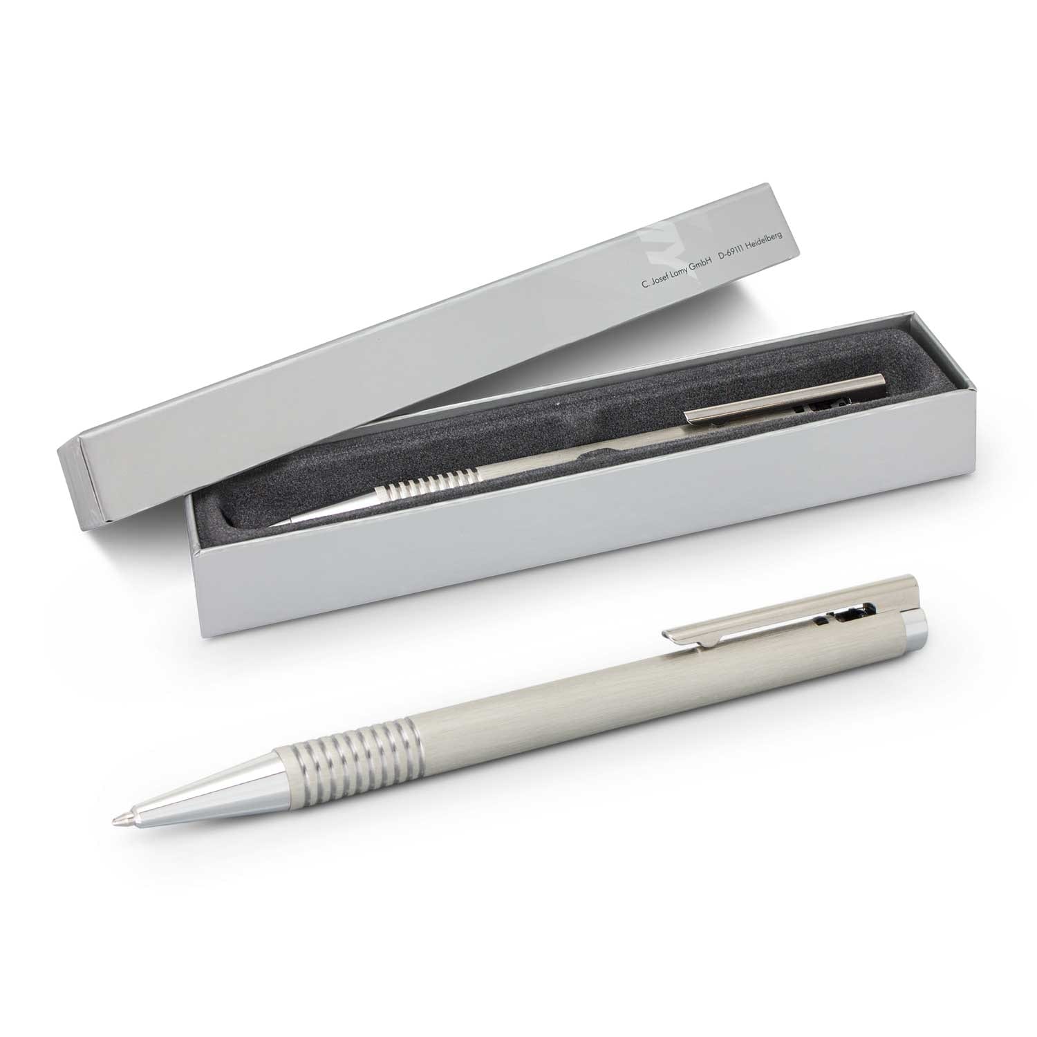 Deluxe Lamy Logo Pen – Brushed Steel -