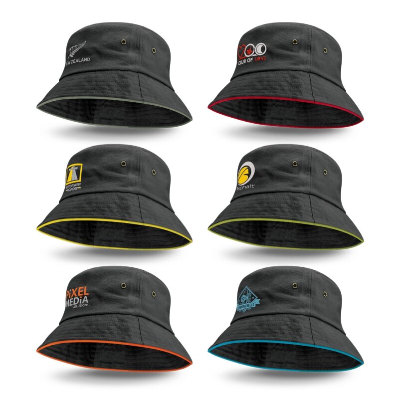 O-Week Bondi Bucket Hat – Coloured Sandwich Trim Bondi