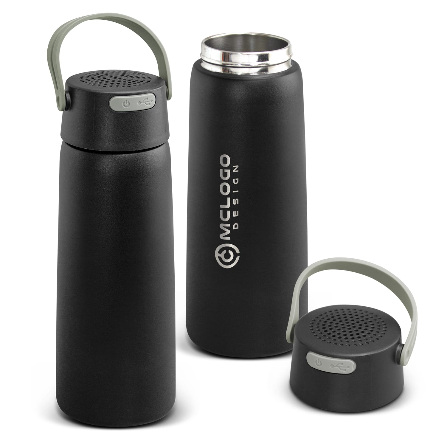 Drink Bottles - Metal Bluetooth Speaker Vacuum Bottle Bluetooth