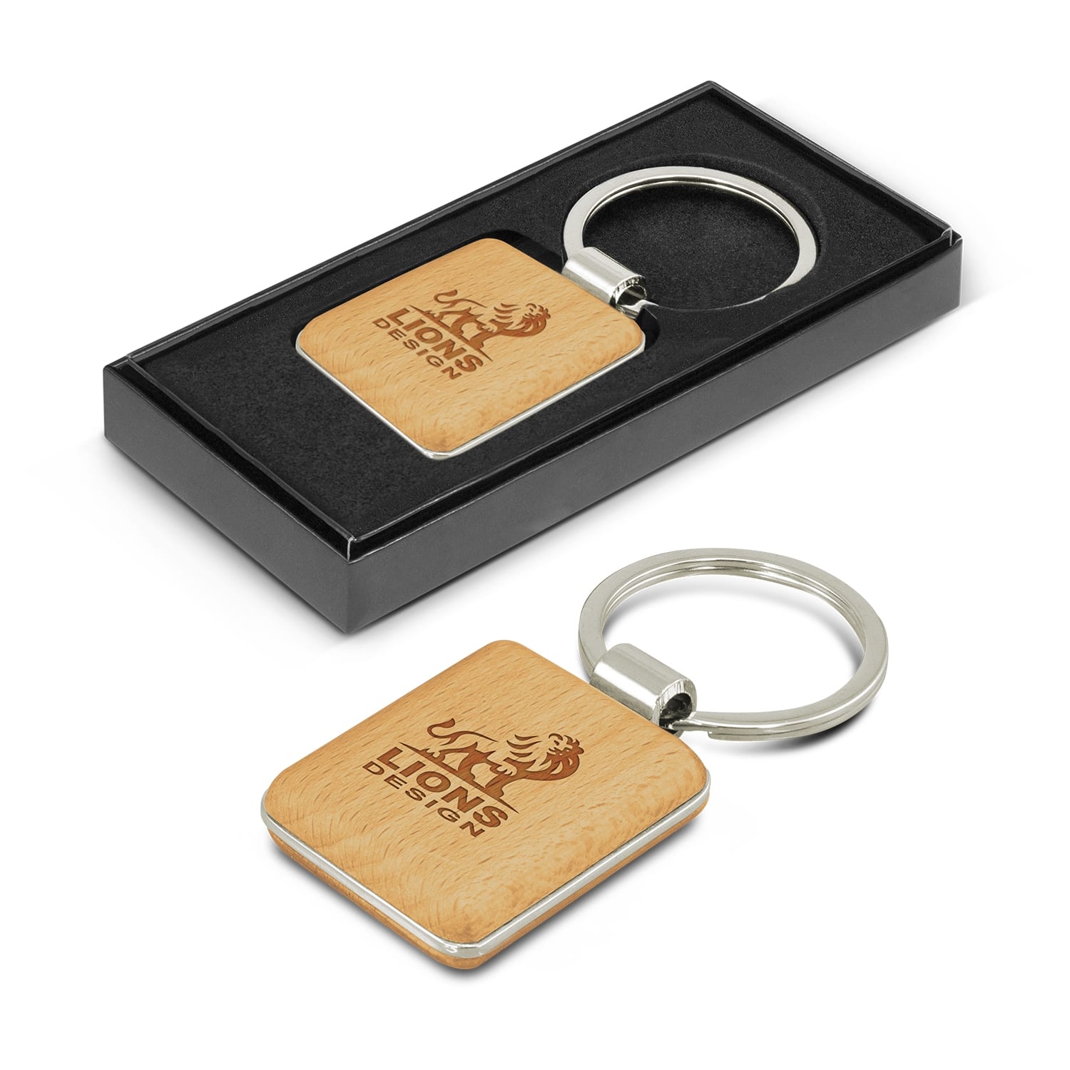 Eco Echo Key Ring – Square -