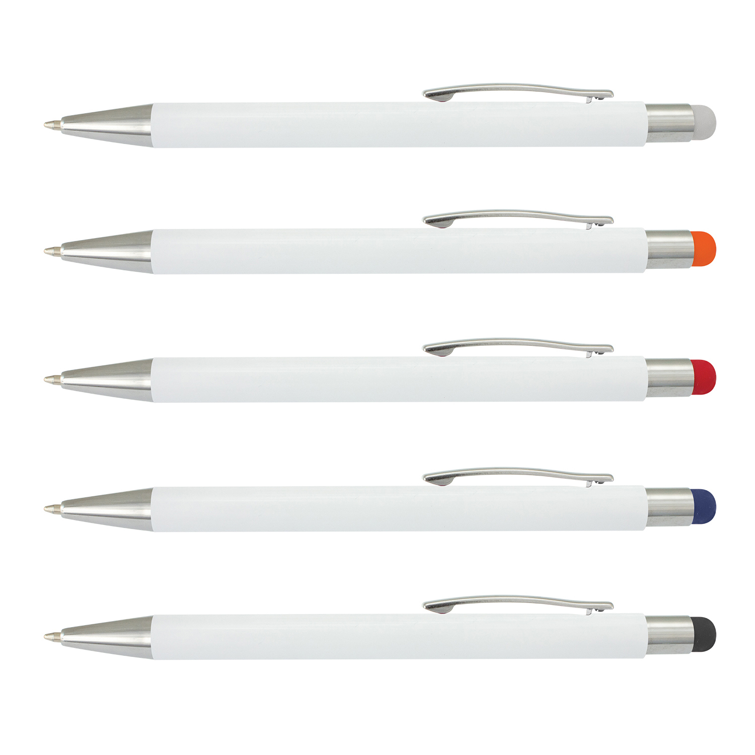 Metal Lancer Stylus Pen – White Barrel -