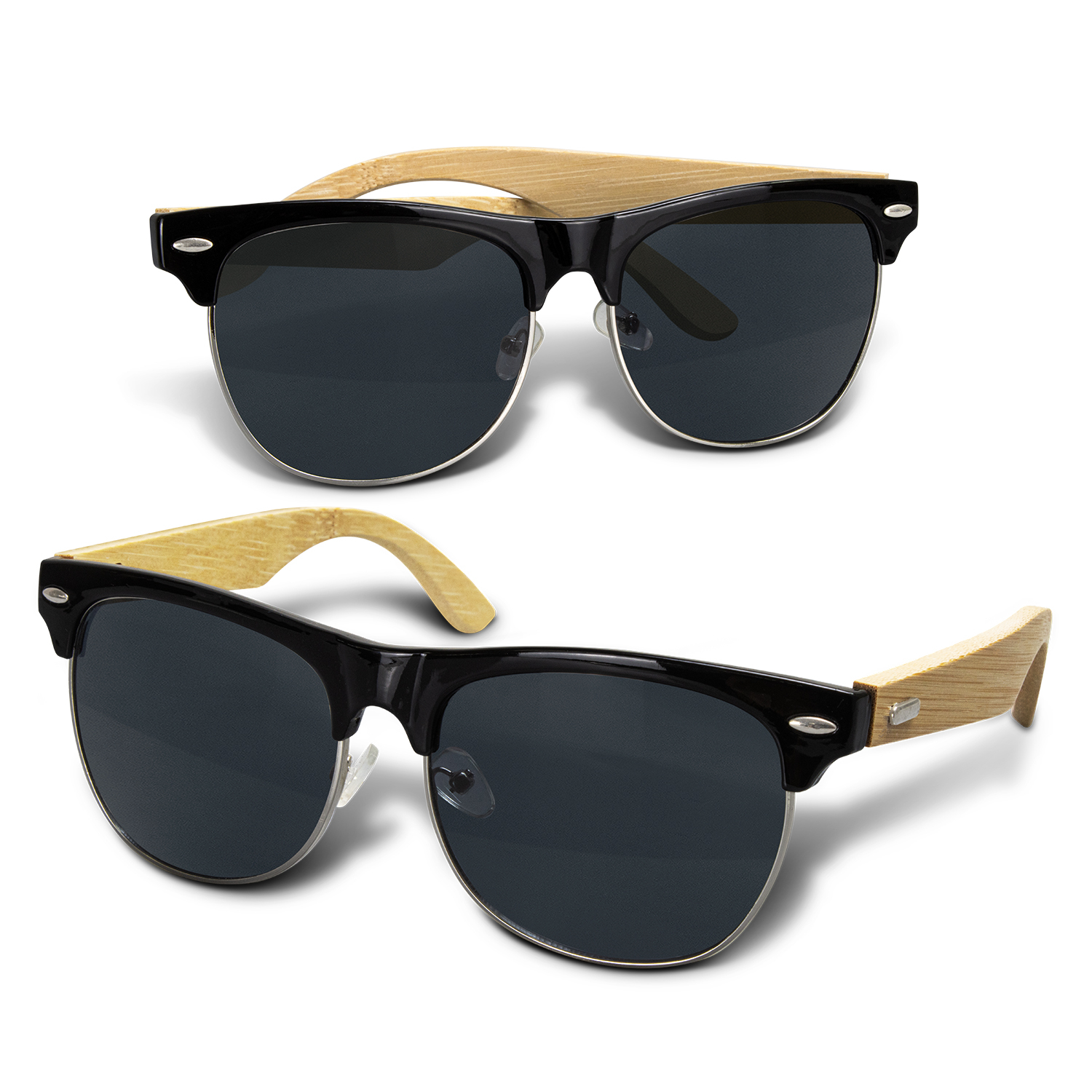 Sunglasses Maui Mirror Lens Sunglasses – Bamboo -