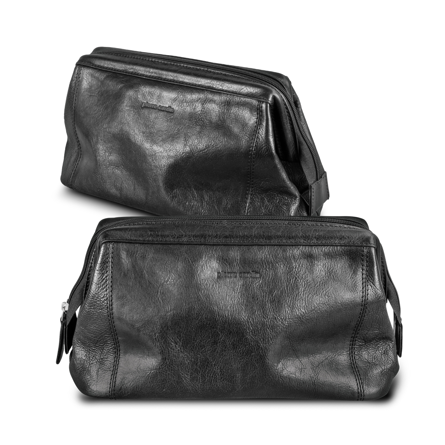Pierre Cardin Pierre Cardin Leather Toiletry Bag bag