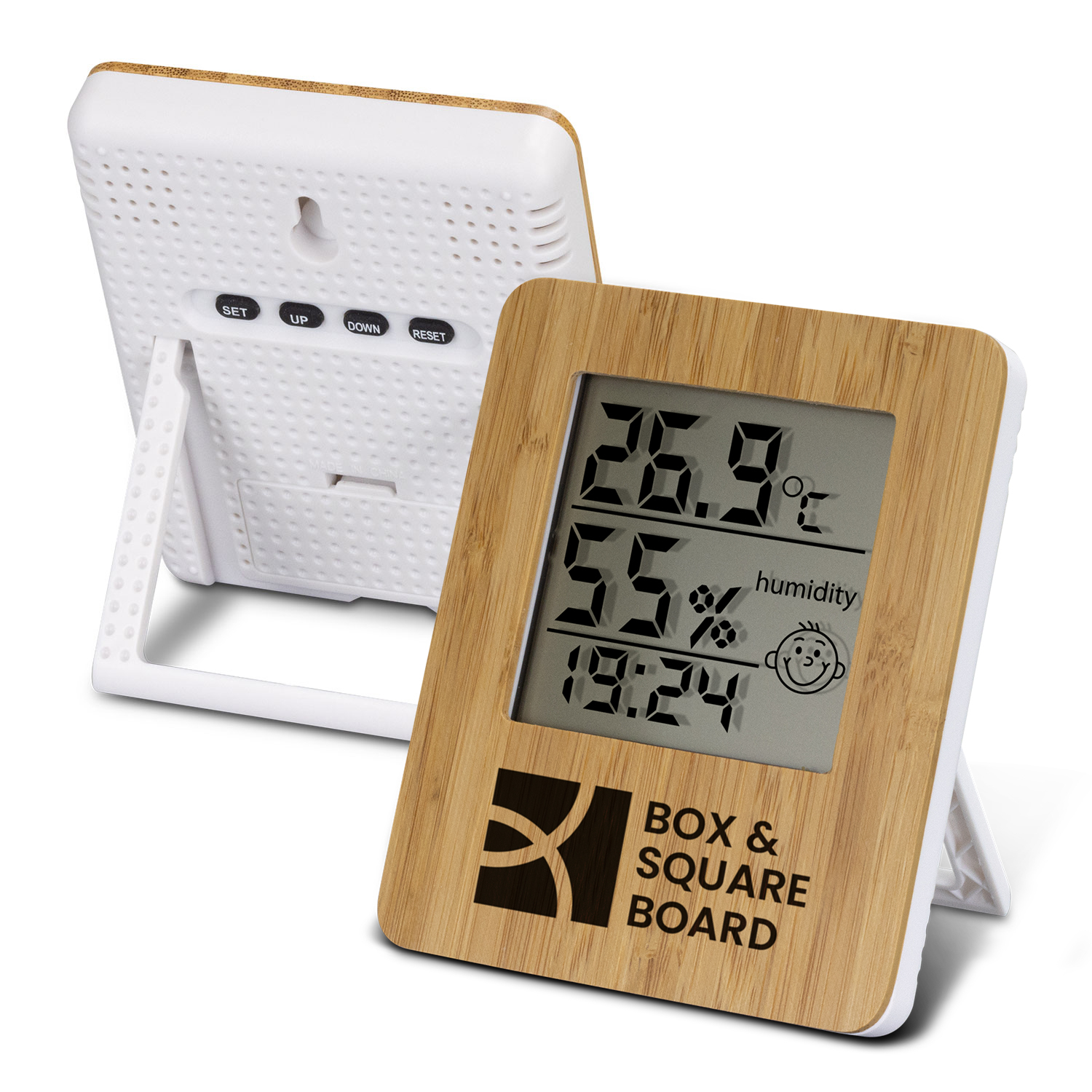Camping & Outdoors Bamboo Weather Station bamboo