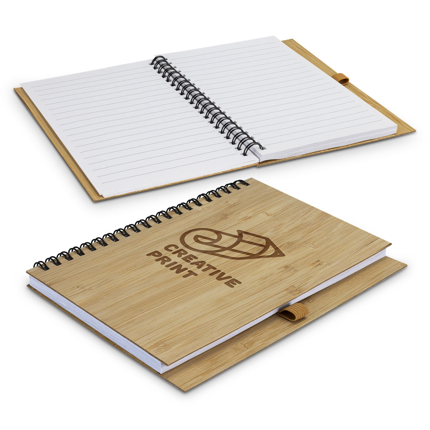 Natural Bamboo Notebook – Medium -