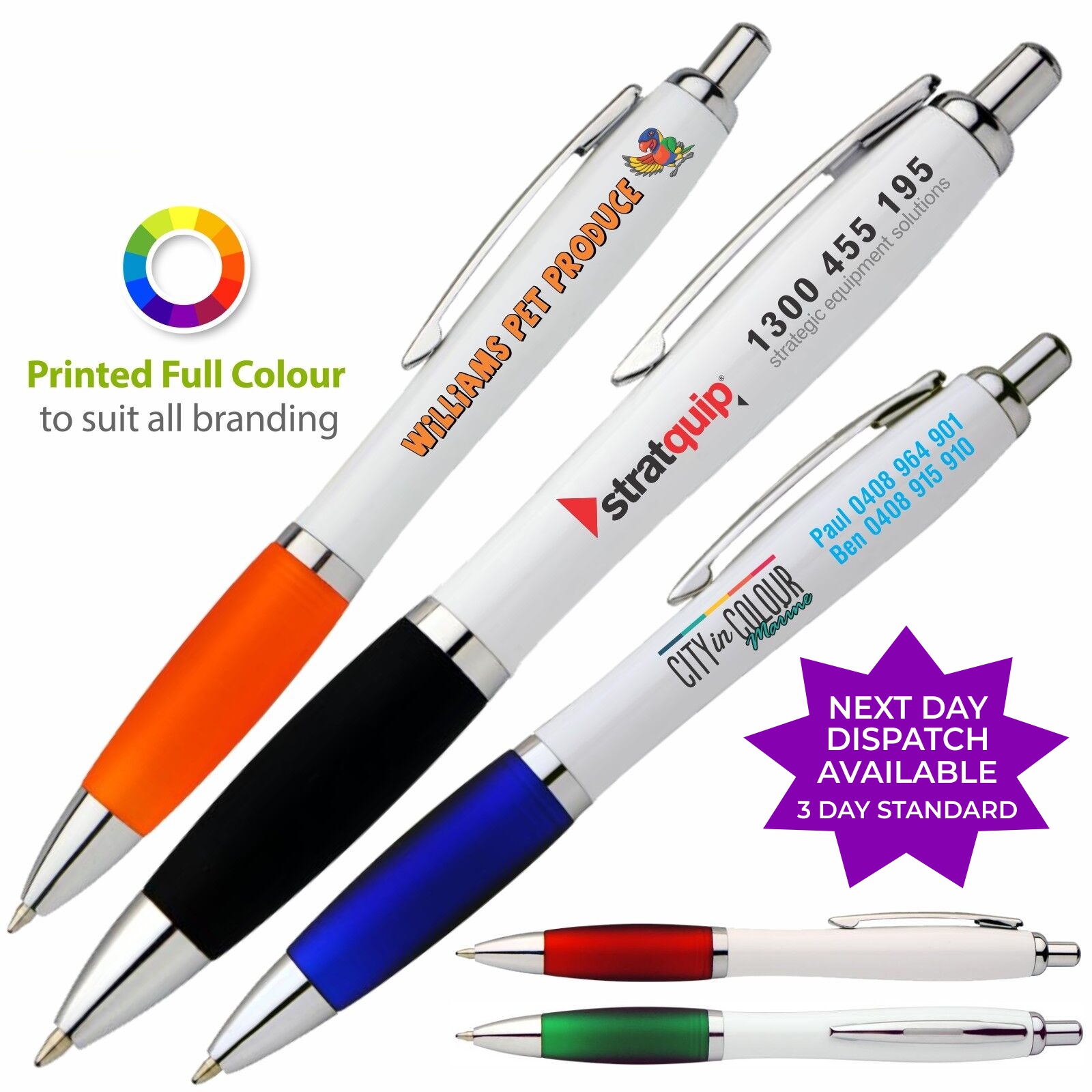 EP Range Villa Pen Full Colour Print biro