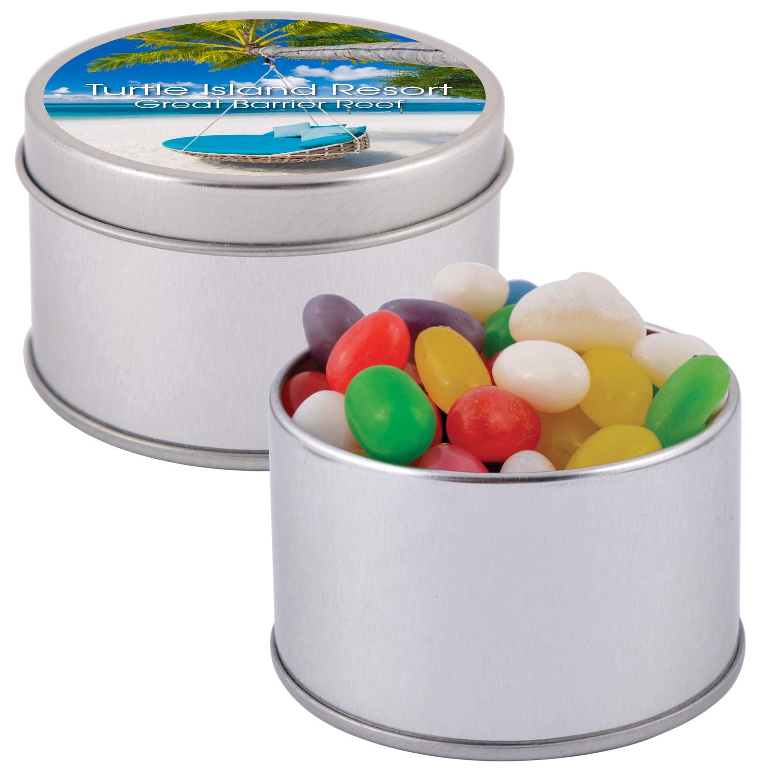 LL4 M&M’s in Silver Round Tin in