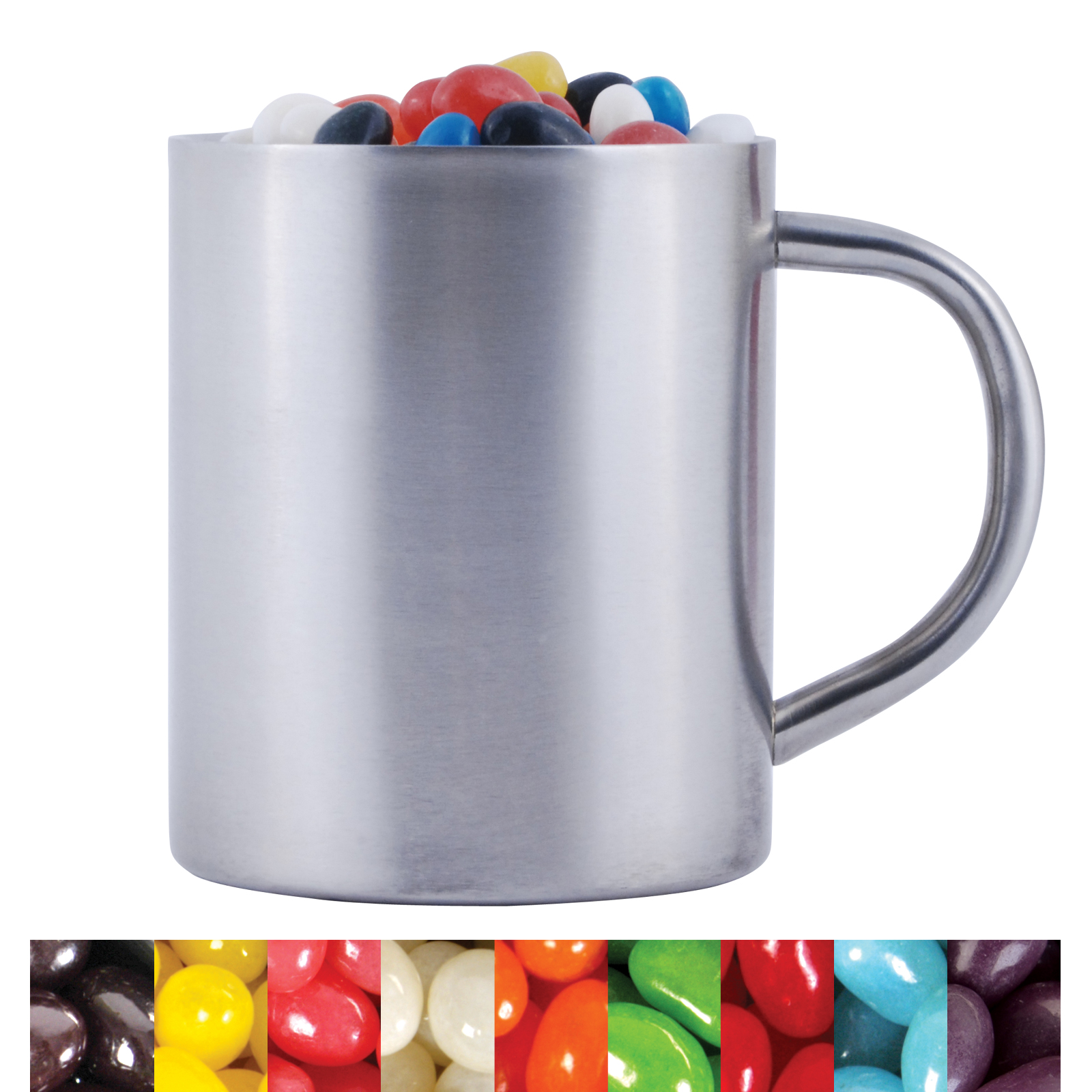Jelly Beans Assorted Colour Mini Jelly Beans in Java Mug assorted
