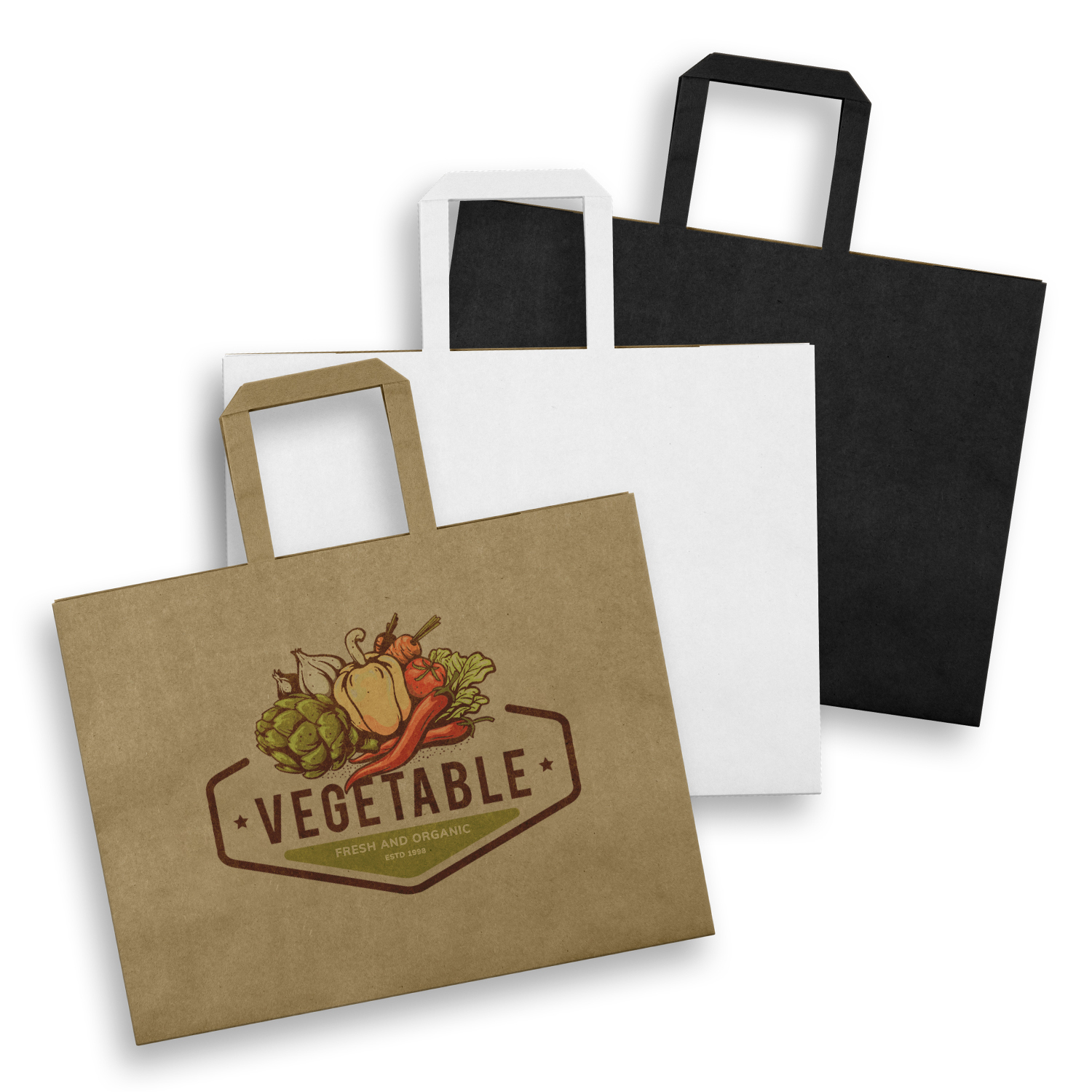 Gift Bags Large Flat Handle Paper Bag Landscape bag