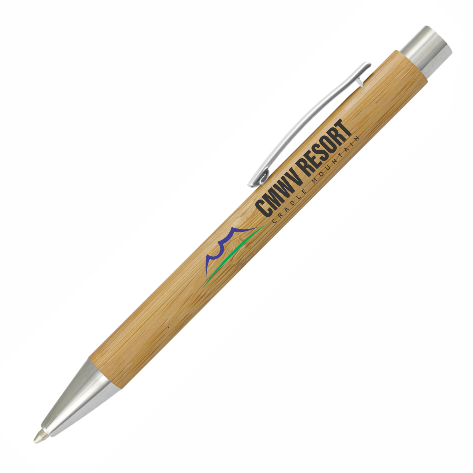 Eco Products Aura Bamboo Pen with Full Colour Print – MIN QTY 100 0.99